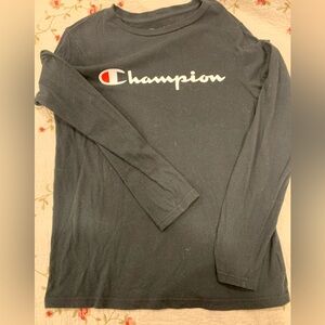Champion Black Crewneck Tee